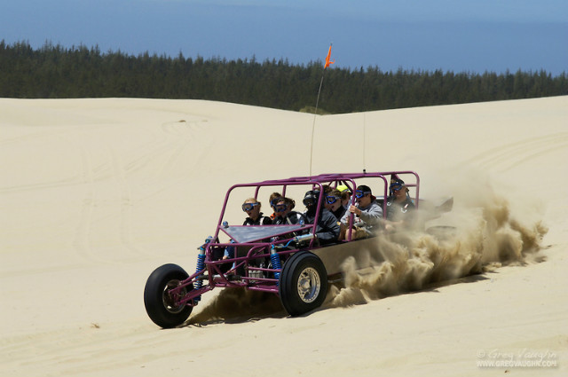 dune buggie Oregon Traveling Islanders