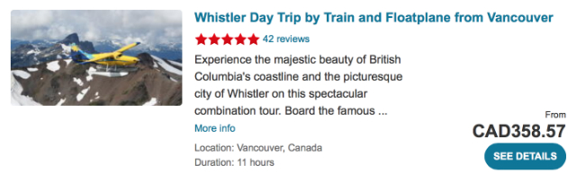 Whistler by train