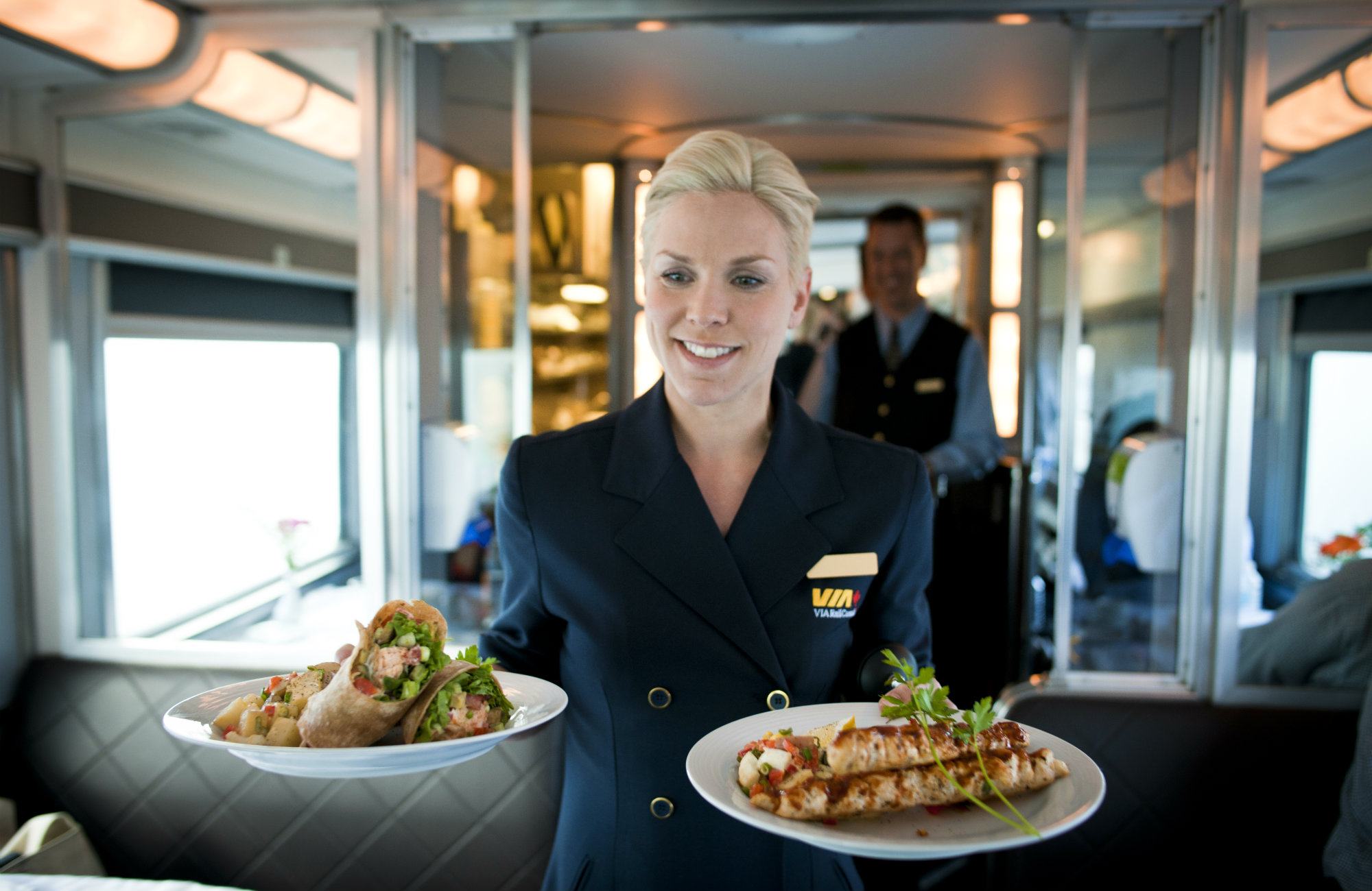 VIA Rail Dining, VIA Rail, Sleeper Train, Canadian sleeper train, Rocky Mountaineer, VIA Rail, Beds on VIA Rail, Jasper train, Canadian Rockies Train, What's it like to sleep on a train, sleeping on a train, beds on a train, VIA rail beds, 