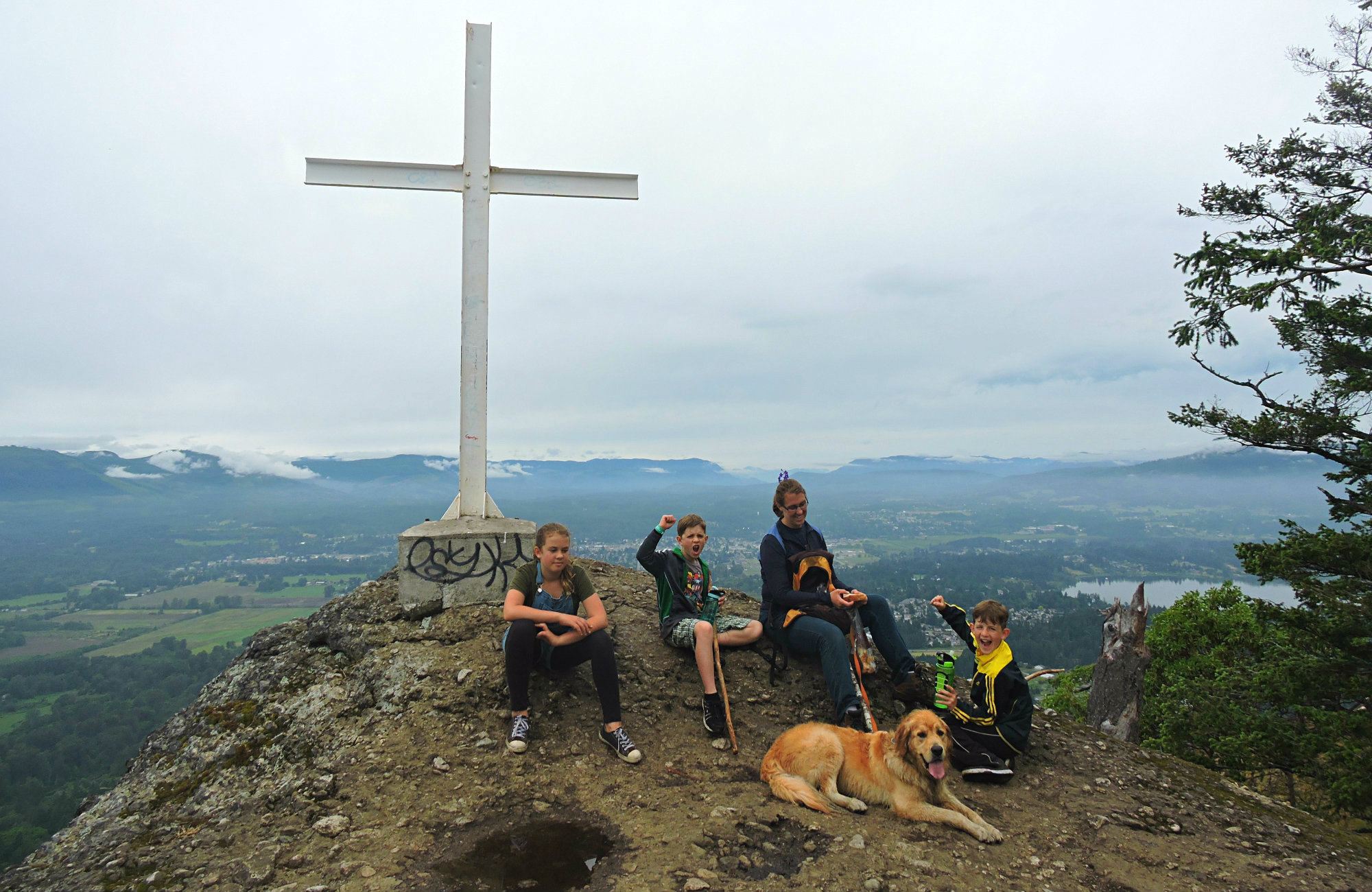 Mount Tzouhalem Hike, Cowichan Hikes, Mount Tzouhalem Cross, Mount Tzouhalem Directions, Mount Tzouhalem hike to the cross, Cowichan Valley Hikes