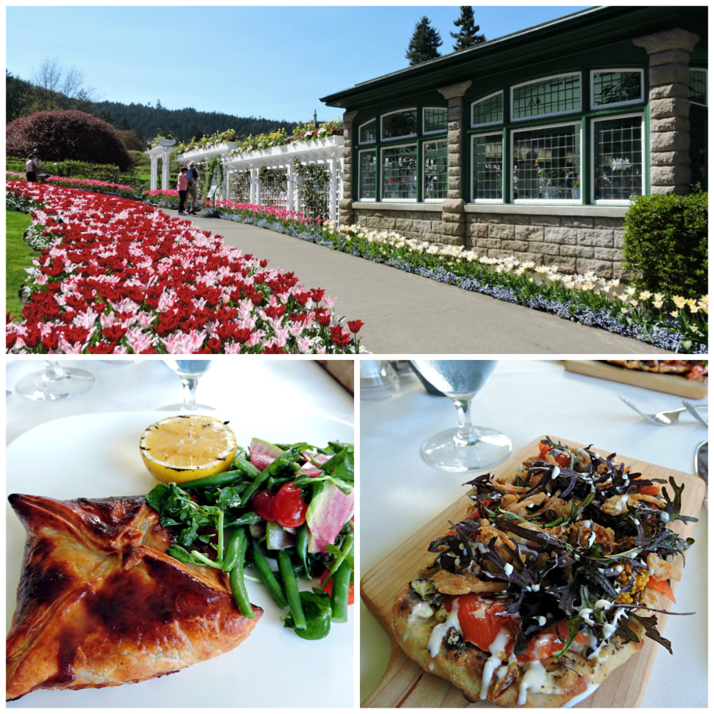Food at Butchart Gardens, Restaurants at Butchart Gardens, Victoria restaurants, Best flower gardens in the world