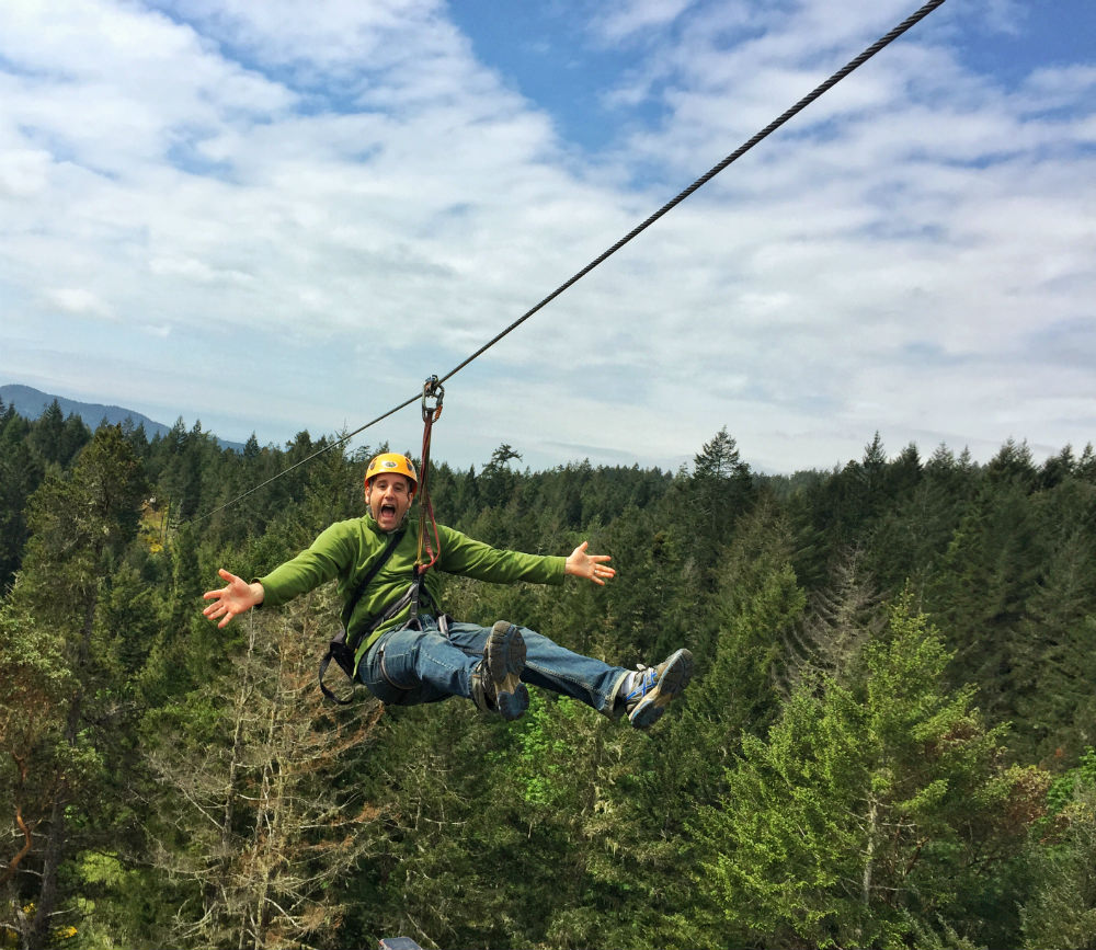 Adrenaline Zipline, Sooke Zipline, Sooke family Activities