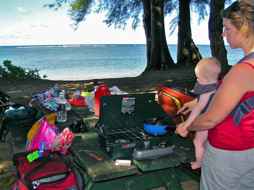 Hawaii family camping, tent camping in hawaii, camping with kids, kauai campgrounds, tent camping in hawaii, affording a hawaii vacation