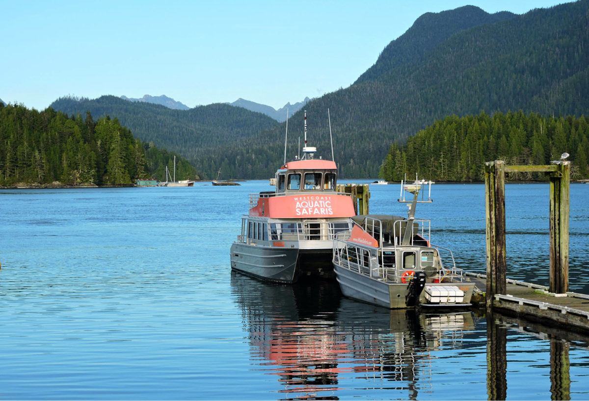 West Coast Aquatic Safaris Boats, Tofino Hot Springs Cove Tours