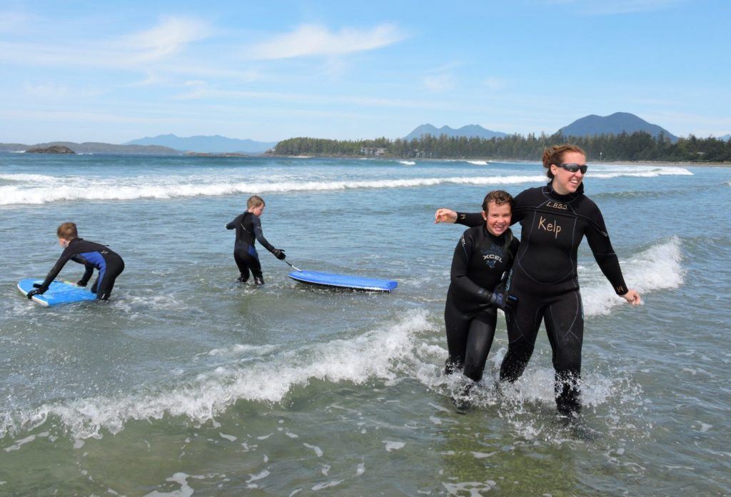 Vancouver Island Family Surf Lessons In Tofino! Traveling Islanders