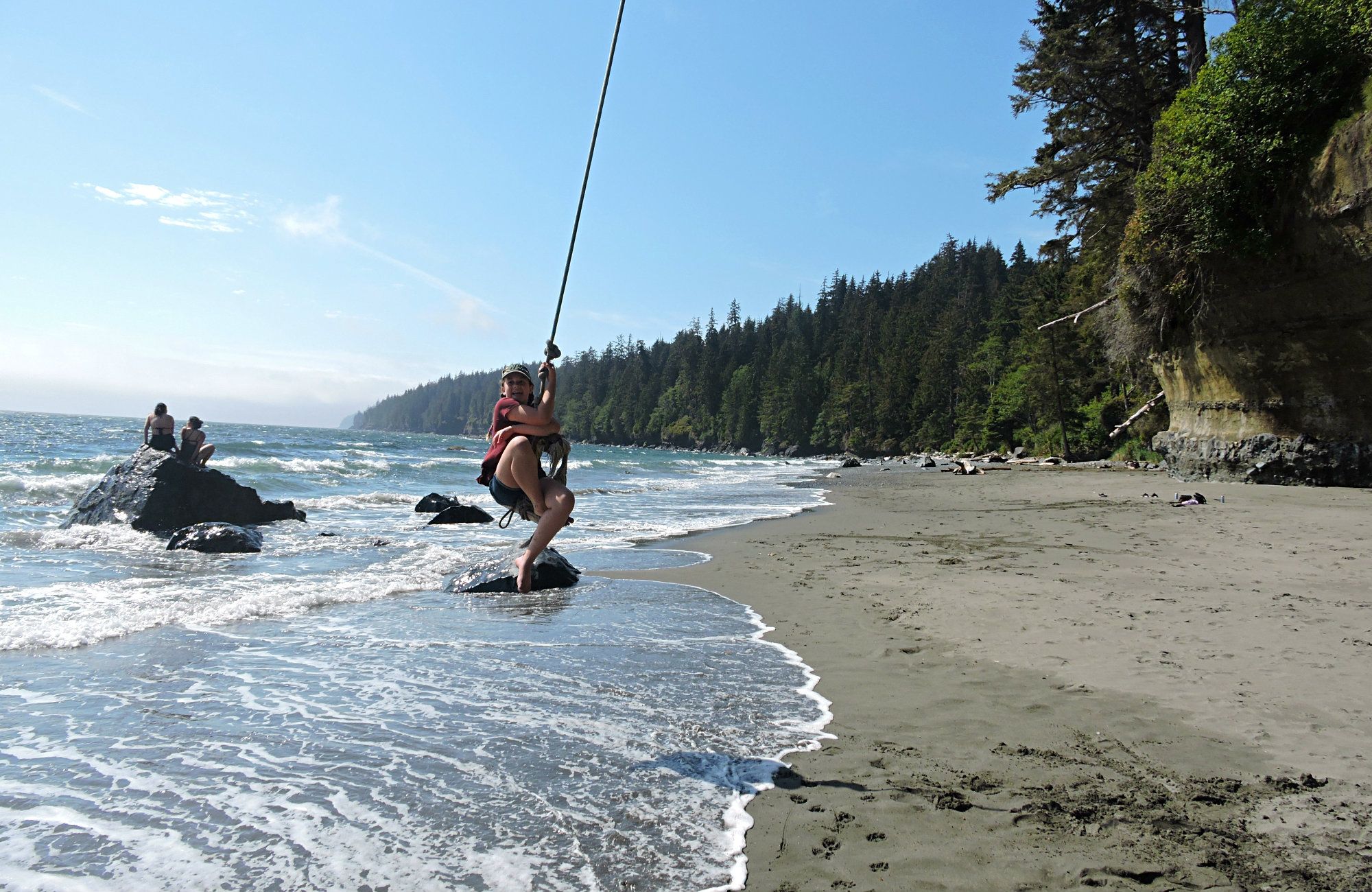 Mystic Beach, Mystic, Mystic beach Camping, Directions to mystic beach, Mystic beach swing, mystic beach waterfall, mystic beach trail head, Juan de Fuca, Sooke beaches, Sooke hiking