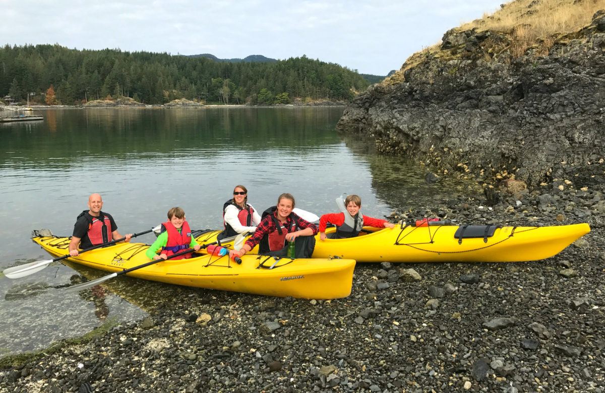 Quadra Island Kayaking Adventure Traveling Islanders