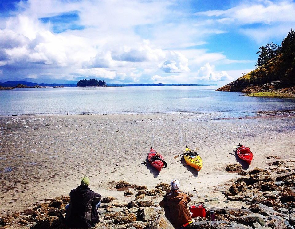 Open Bay, Quadra Island, Sandy beach quadra island