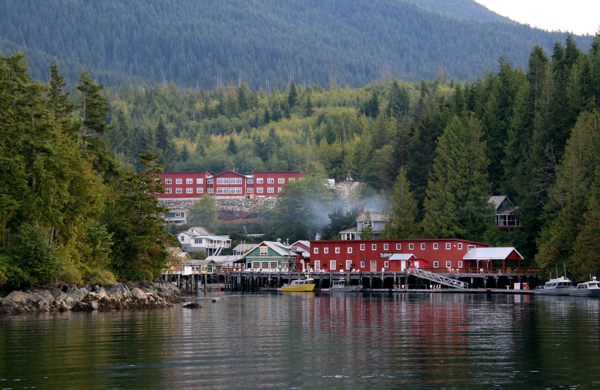 Telegraph Cove, Killer Whale Cafe, Killer Whale Restaurant, North Island