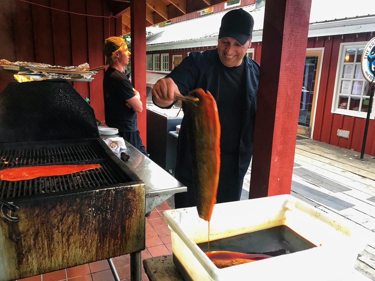 Telegraph Cove, Killer Whale Cafe, Old Saltery Pub, North Island